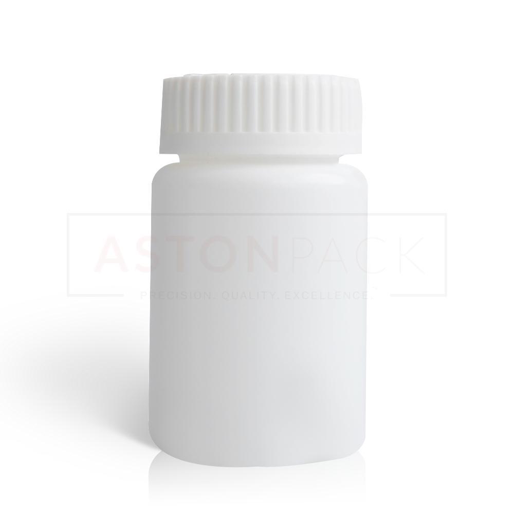 White Plastic Bottle To Pack Herbal Tablets - 100ml Capacity: 12 Ton/day