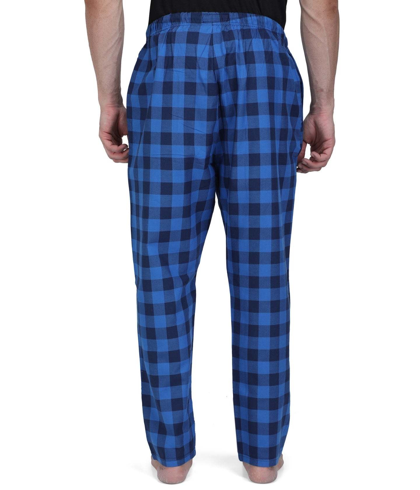 Semantic Mens Blue Checks Pyjamas