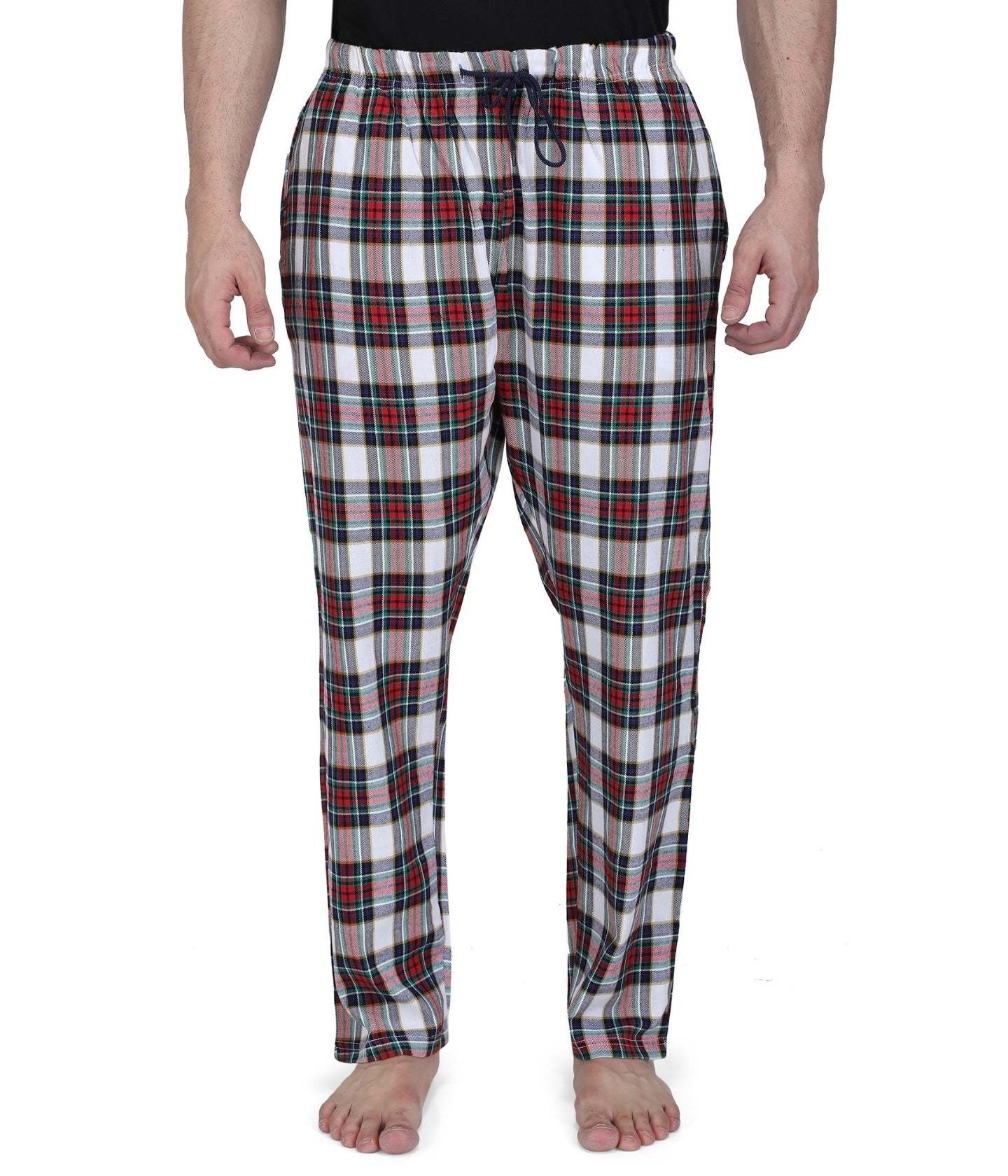 Semantic Men's Green & Red Checks Pyjamas