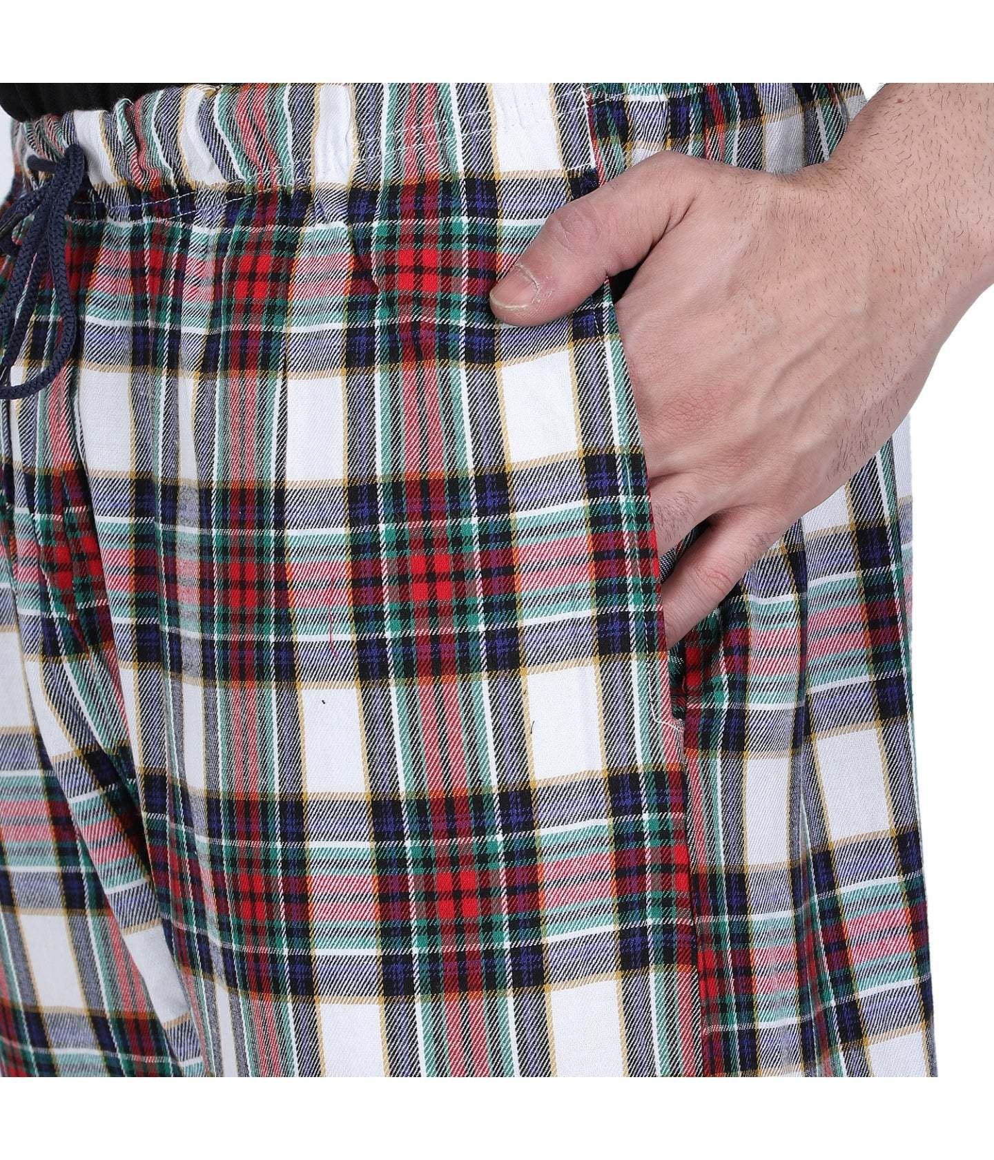 Semantic Men's Green & Red Checks Pyjamas