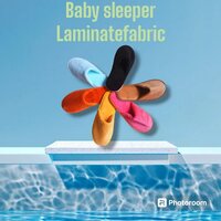 प्लेन बेबी स्लीपर फोम लैमिनेटेड फैब्रिक
