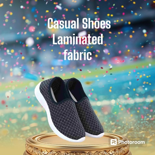 Casual Shoes Laminated Fabric - Polyester, Sizes 2 mm to 15 mm | Light in Weight, Washable, Enhanced Durability, Superior Quality, Stylish Design