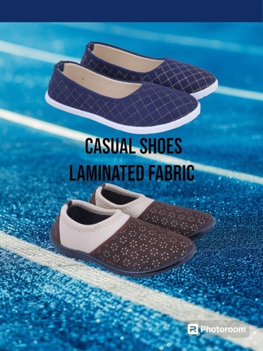 Casual Shoes Laminated Fabric - Polyester Material, All Sizes, Multi-Color | Washable, Light in Weight, Available in Plain & Printed Styles