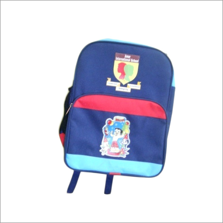 Boys School Bag - Cotton Fabric, Multi-Color | Spacious Design with Side Mesh Pocket for Water Bottles, Ideal for School Use