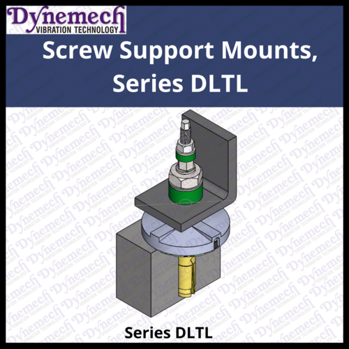 Screw Support Mount - Iron & Rubber, Dia 59-276 mm, Height 21-54 mm | Vibration Reduction, High Load Capacity 100-15800 kg, OSHA Compliant