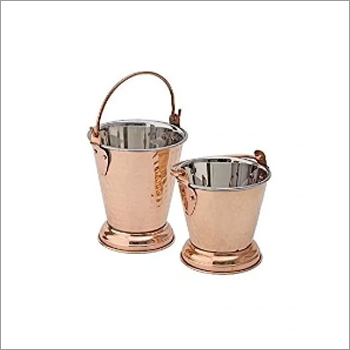 Copper Steel Serving Bucket - Customized Size | High Quality Copper and Steel, Suitable for Home and Hotel Use