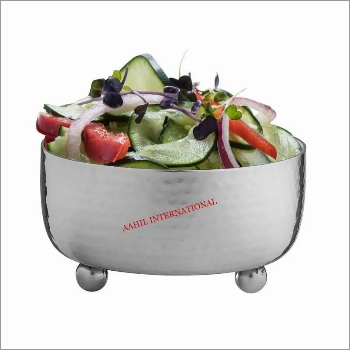 Polished Stainless Steel Serving Bowl