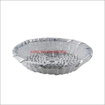 Aluminium Wire Basket - Round Shape, Custom Height And Width | Easy To Clean, Lightweight, Modern Indian Fruit Basket