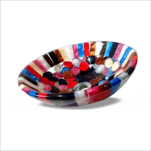 Multi Color Resin Wash Basin Bowl - Fine Ceramic, Round Shape, Various Sizes Available | Smooth Finish - Ideal for Homes, Hotels, and Offices