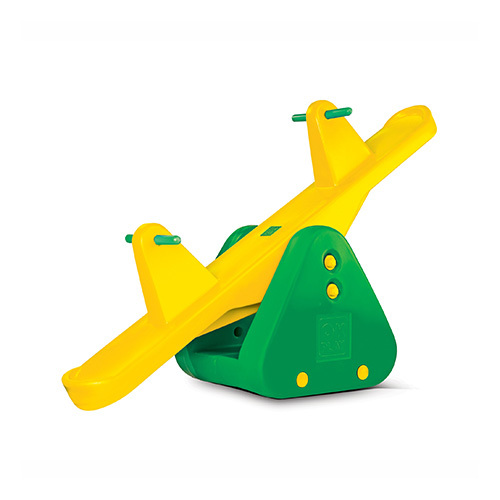 See Saw - Plastic, 146.2x43x46.5cm | Durable, Easy-grip Handle, Comfy Moulded Seats, Multi-color, Indoor Use, Suitable For Ages 2 And Above