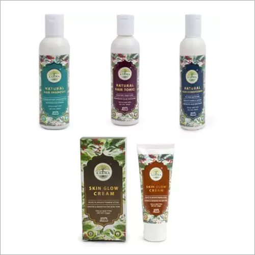 Pack of 4 Skin Glow Cream Natural Hair Shampoo Natural Hair Conditioner and Hair Tonic Combo