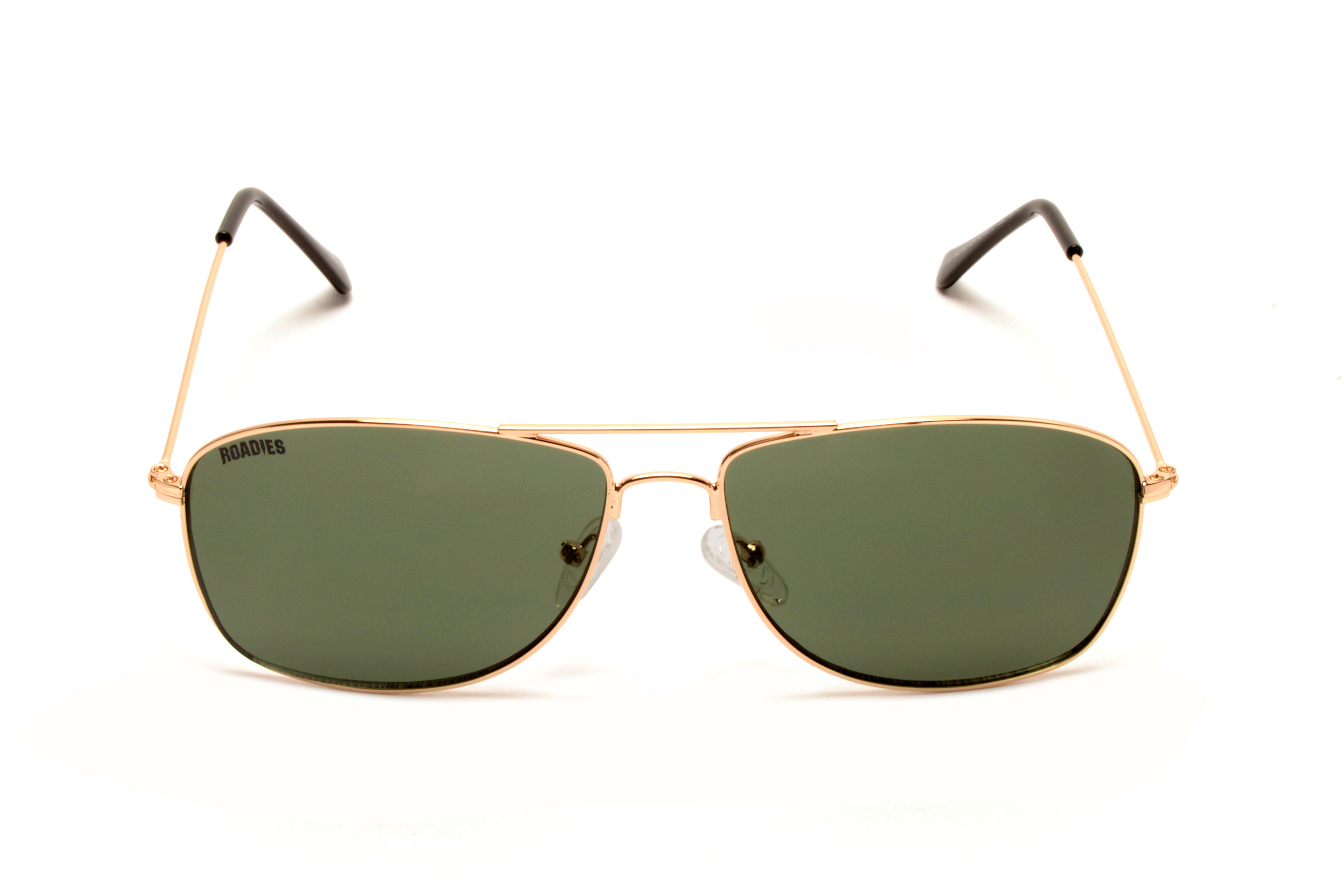 Polarized Roadies Rd-205-c1 Rectangular Sunglasses Uv400 Protection