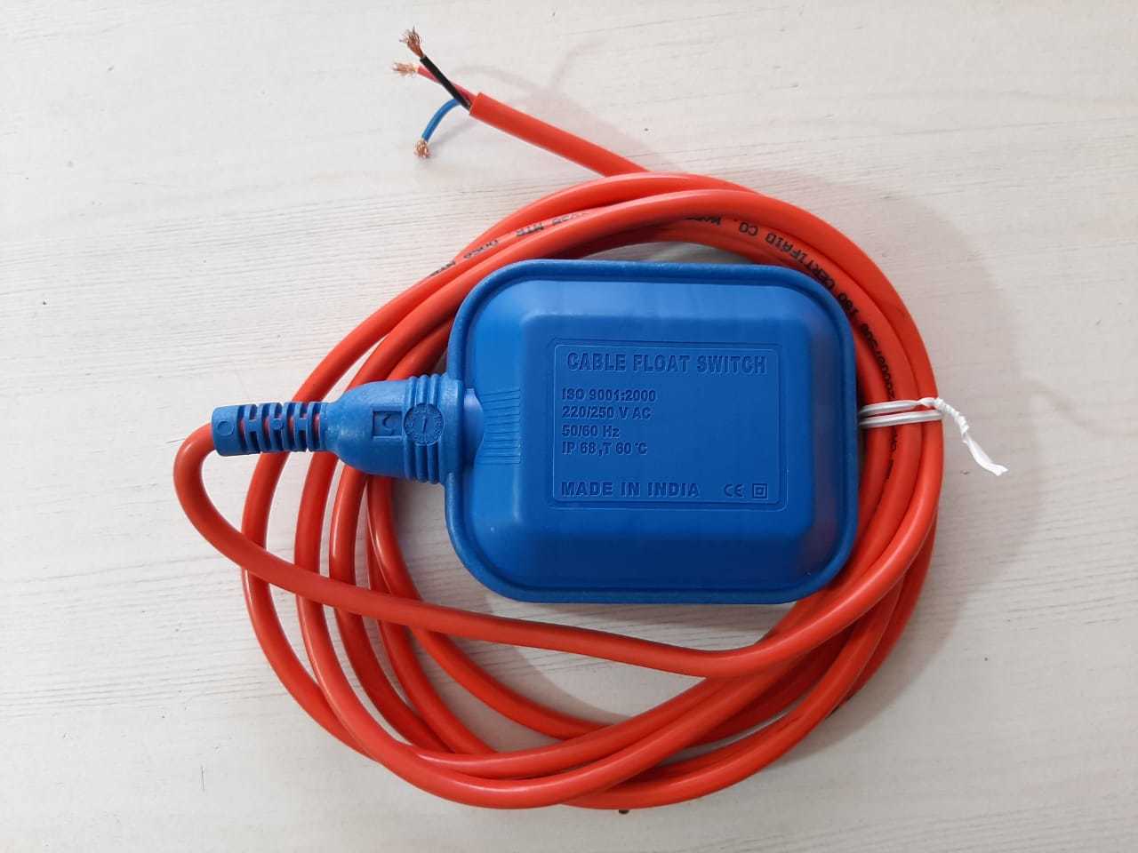 Orange Water Switch - Pp Grenuals Material, No/nc Type | 230 Protection Level, Waterproof, Corrosion-resistant, Impact-tolerant Design