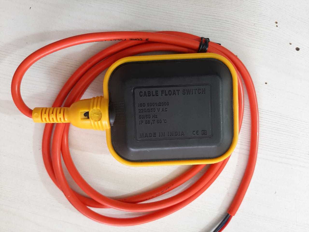 Cable Water Float Switch - Pp Granules Material, Protection Level 230 | Impact Tolerant, Waterproof, Corrosion Resistant For Liquid Level Detection