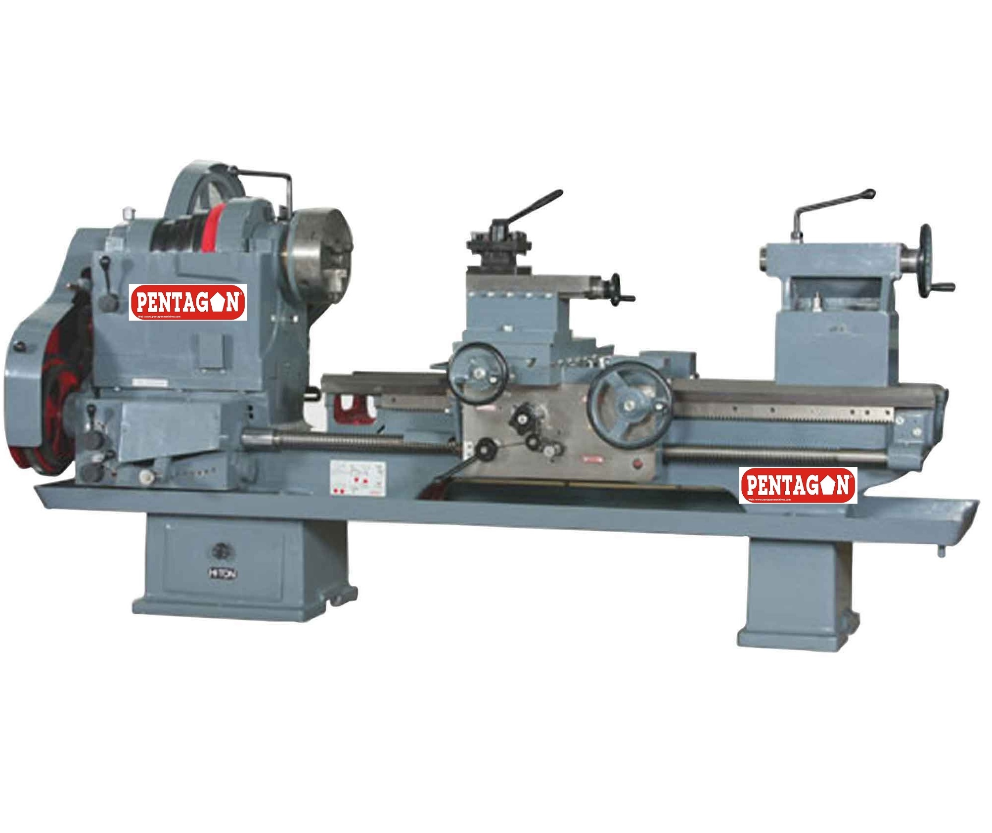 Lathe Machine - Cast Iron, 620mm Swing Over Bed, 60mm Spindle Bore, 7.5kw Motor Power | Light, Medium, Heavy Duty, All Geared & Belt Driven