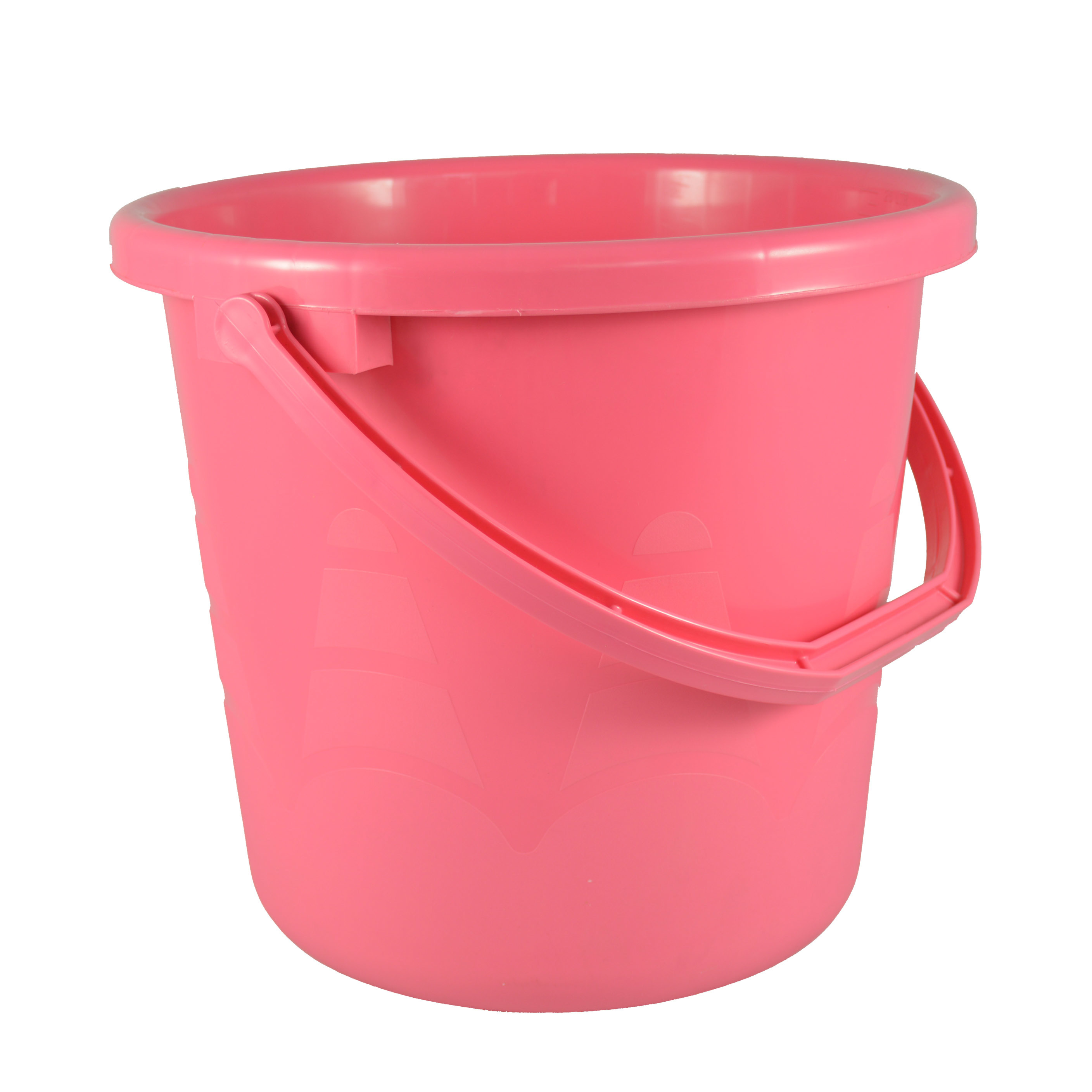 Unbreakable Plastic Bucket - 25 Ltr Capacity | Elegantly Designed, 100% Virgin Food Grade Material, Rich Pink Color