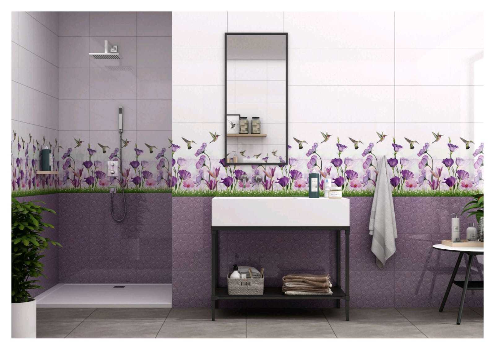 Cream Flower Tiles