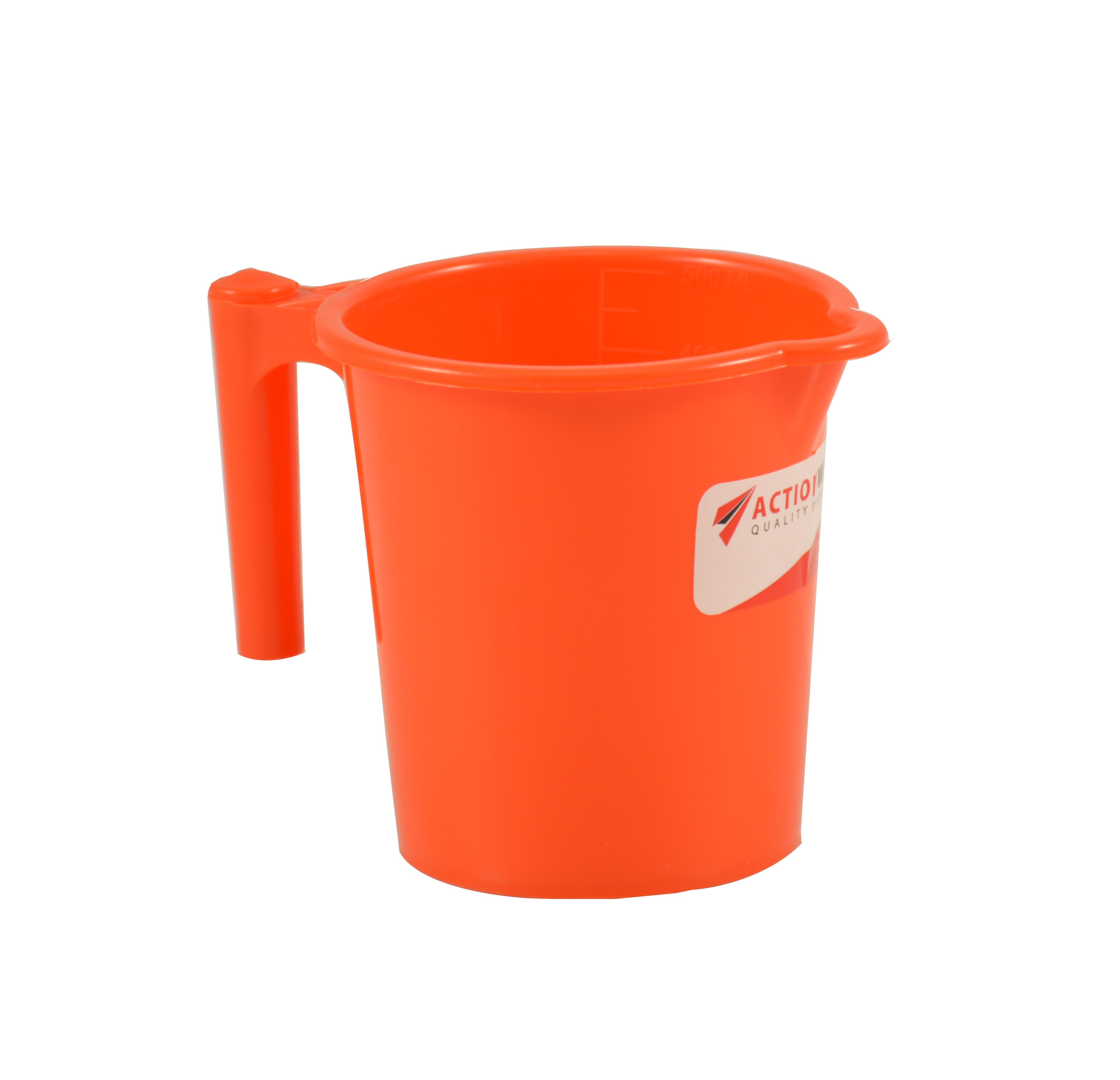 500 Ml Commando Mug - Abs Plastic, Single Cavity, Blue Color | Strong Body, Comfortable Handle, Rounded Edges, Ideal For Bathing