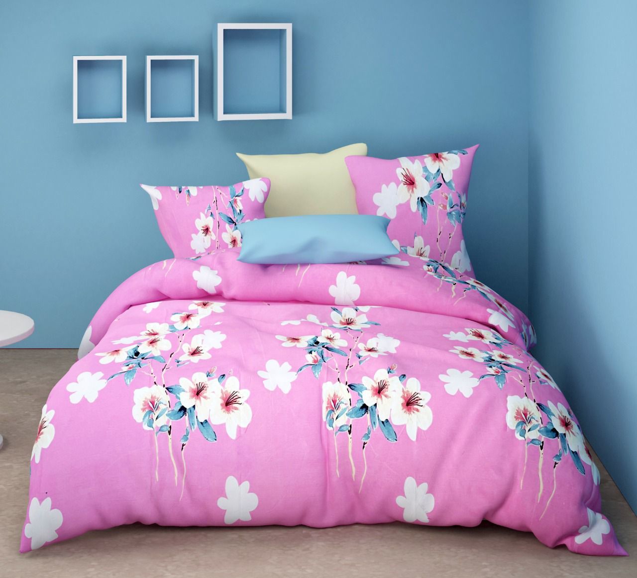 Printed Ac Quilts - 100% Cotton, King Size | Affordable Luxury, Polyester Filling, Printed Pattern, 200 Thread Count