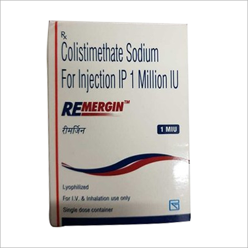 Colistimethate Sodium - 1 Million Iu Powder Vial | White To Off-white Appearance, 98% Assay Purity, Pharmaceutical Grade, For Injection Use