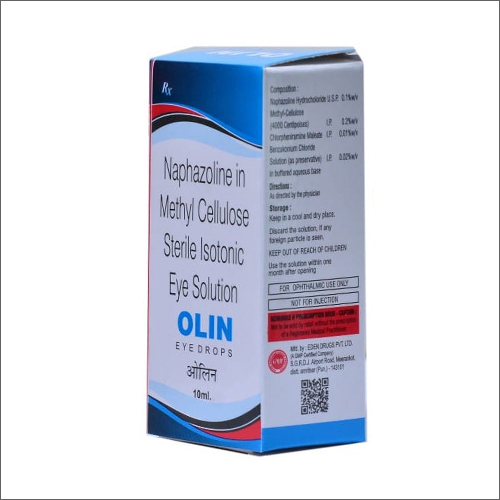 10ml Naphazoline In Methyl Cellulose Sterile Isotonic Eye Drops