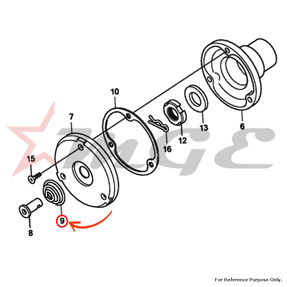 Oil Through Spring For Honda Cbf125 - Oem Part Number 15446-107-000 | Durable Material, Compatible With Honda Cbf125