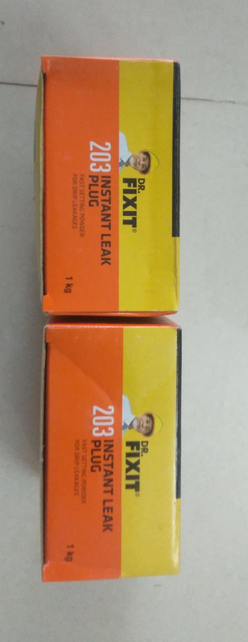 Powder Dr. Fixit 203 Instant Leak Plug (Pack Of 2 Of 1 Kg)