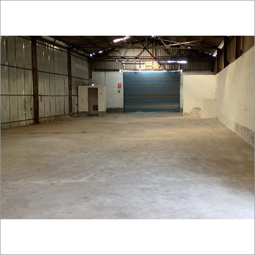 Factory Warehouse Shed - Metal Sheet Roof, Blue Color | Ideal For Warehouse And Workshop Use