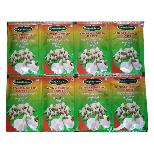 Premium Ginger Garlic Paste - 25g Thick & Grainy Paste, Dry Store, Spicy & Salty Taste, Grade A | Ideal For Sambhar, Biryani & Rajma
