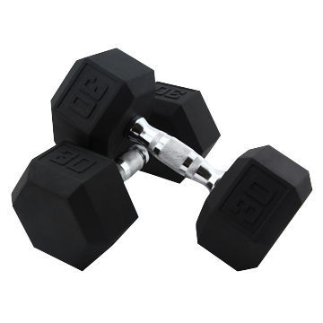 Gym Dumbbell - High Grade Metal & Rubber Weights | Advanced Double Effect Welding, Ideal For Muscle Gain, 1 Year Warranty, Durable Design