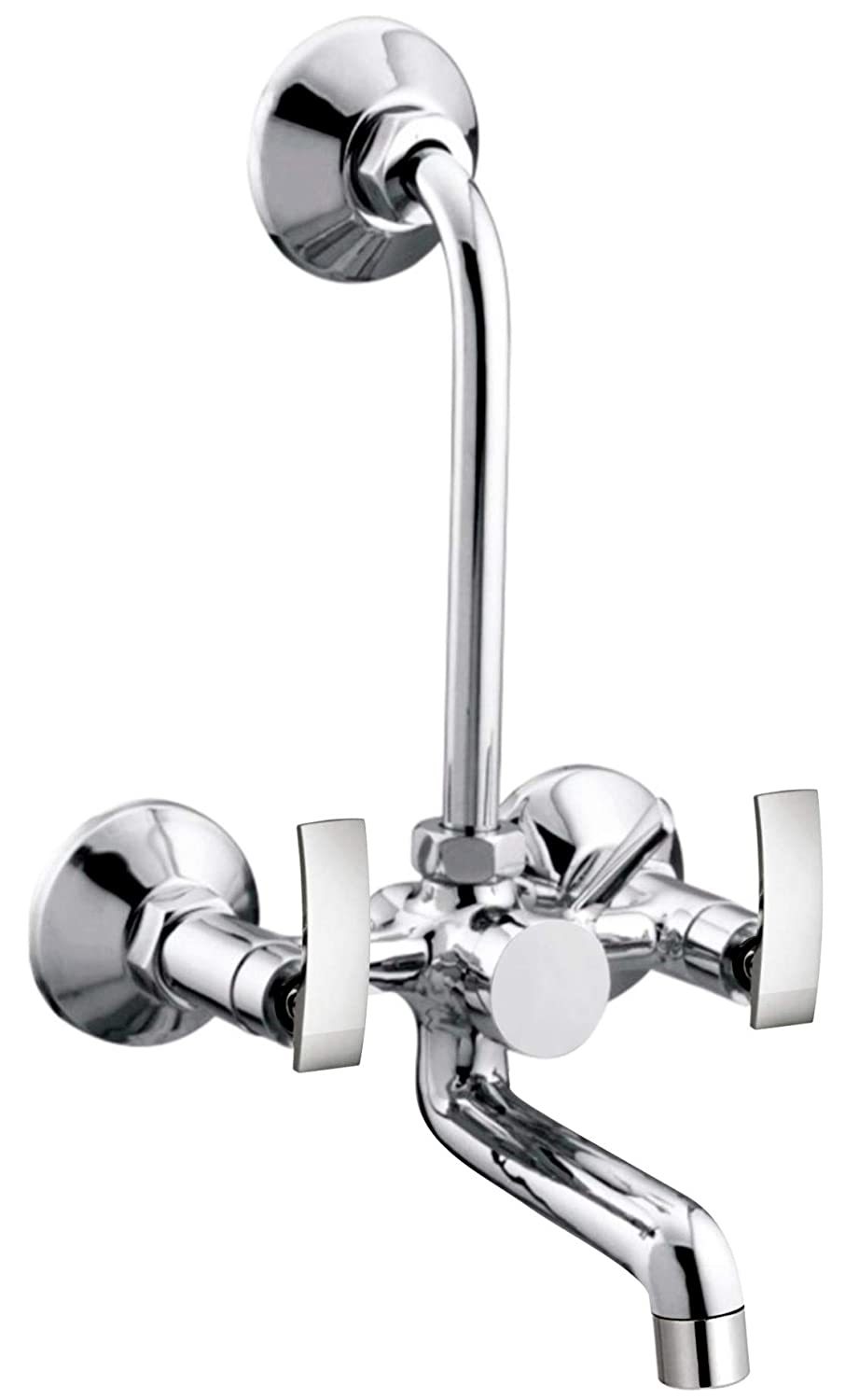 Telephonic Wall Mixer - Full Brass, 15 Mm Size | Customized Color, Polished Finish, Steel Construction
