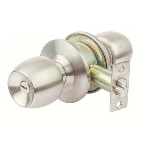 25Mm Cylindrical Knob  Door Locks - Color: Silver