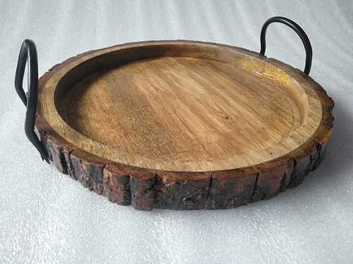 Wooden Round Plate