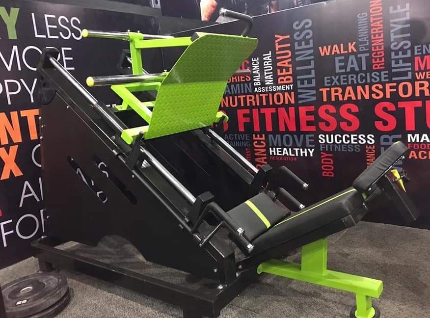 Leg Press Machine - 12 Gauge Rectangular Or Capsule Pipe , Adjustable Design With Soft Foam Seat For Comfortable Muscle Gain
