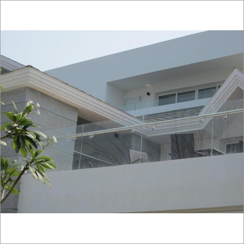 Stainless Steel Balcony Glass Railing