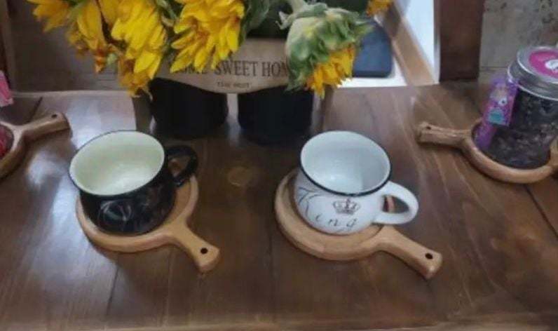Mini Pizzato, Coaster Set Of 2