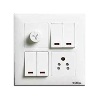 White Plastic Electric Switch Board