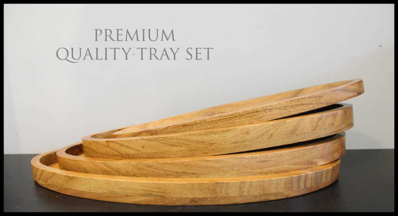 Ovales, Oval Shaped Platter (Set Of 4)