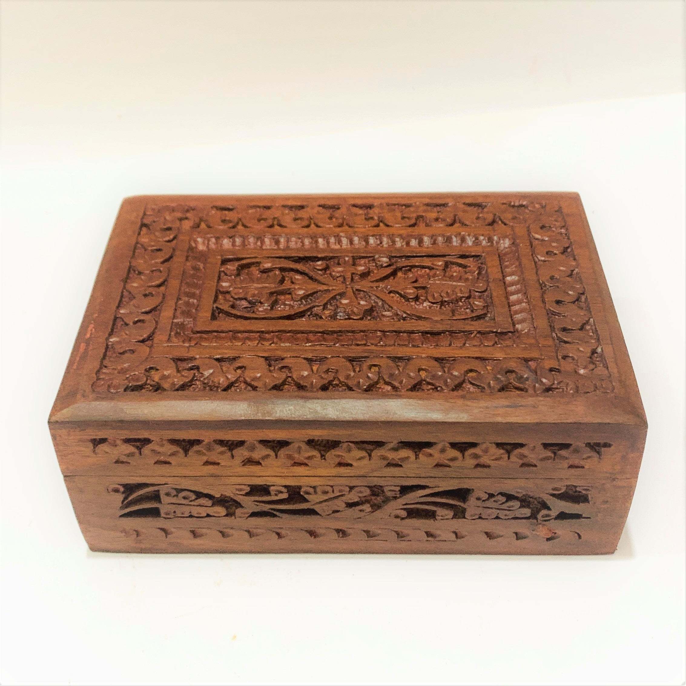 Classic6, Hand Carved, Multi Utility Box