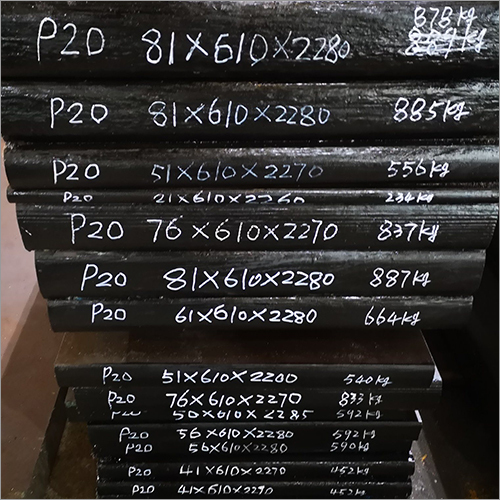 P-20 Hh Steel Flat Bar - Steel Material, Various Sizes Available, Grey Color, Ideal For Machined Components And Fasteners