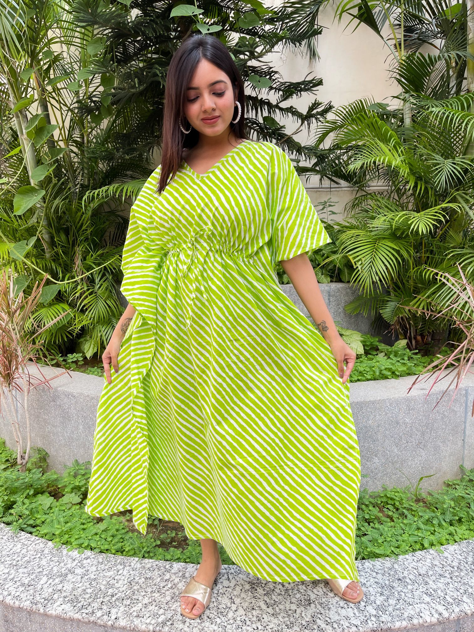 Designer Kaftans Length: 52 Inch (In)