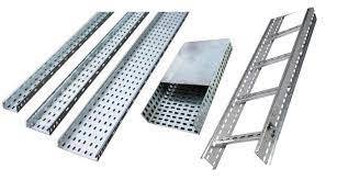 Cable Tray - Galvanized Steel, Stainless Steel, Aluminum or Glass-fiber Reinforced Plastic | Ideal Support for Wires and Cables