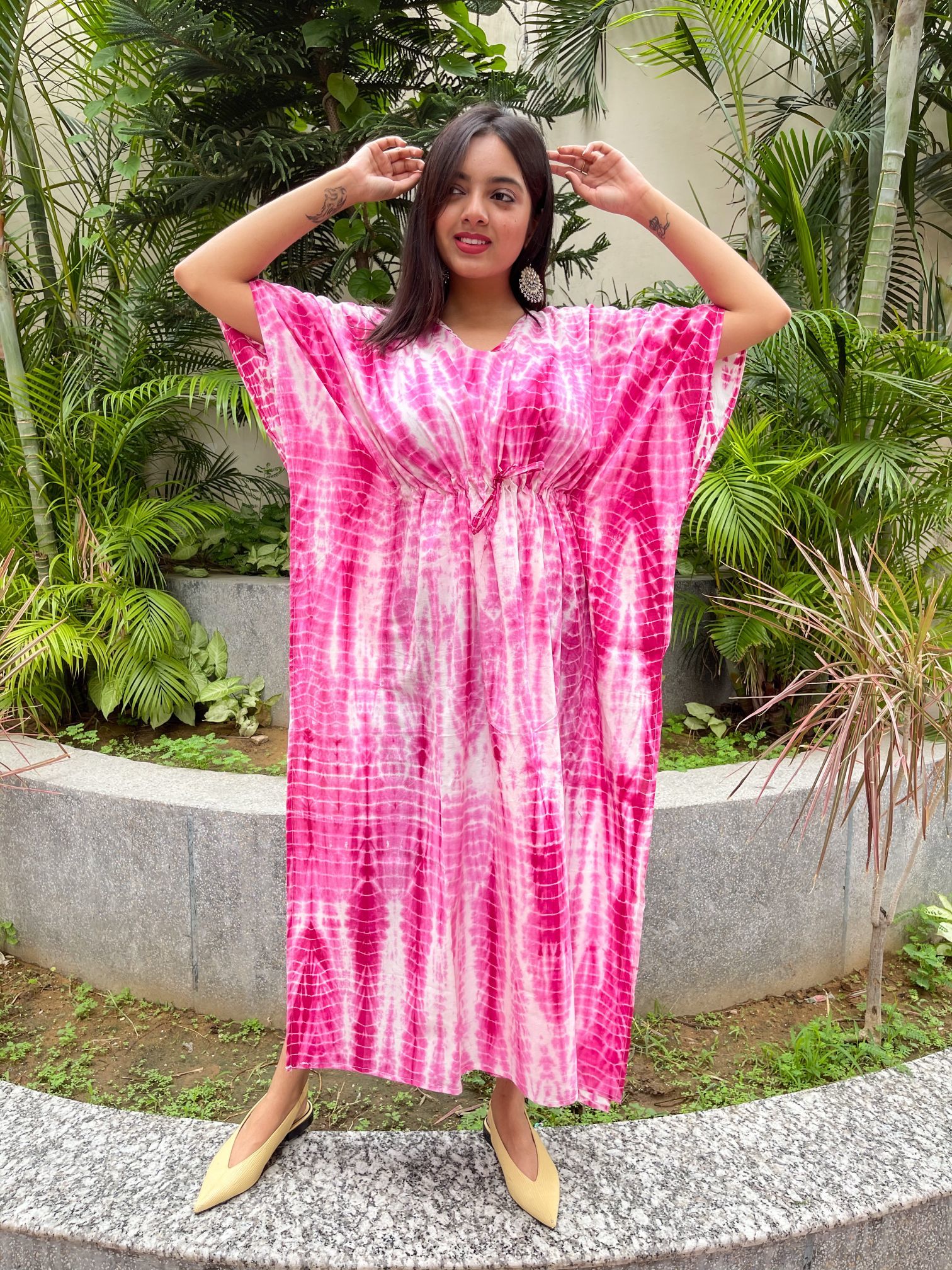 Pure Cotton Printed Kaftan Length: 52 Inch (In)