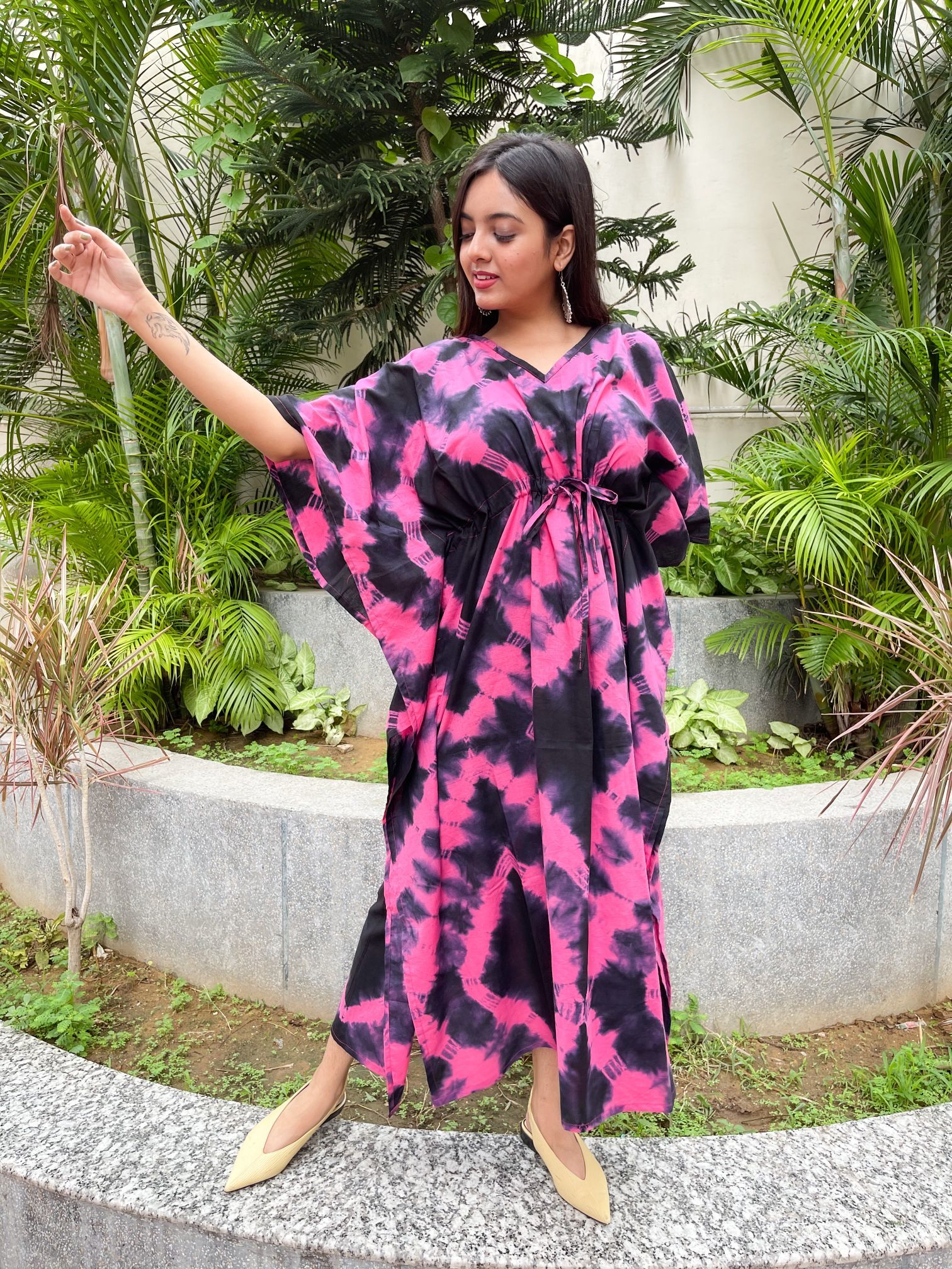 Pure Cotton Printed Kaftan Length: 52 Inch (In)
