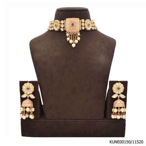 Kundan Choker Necklace Set