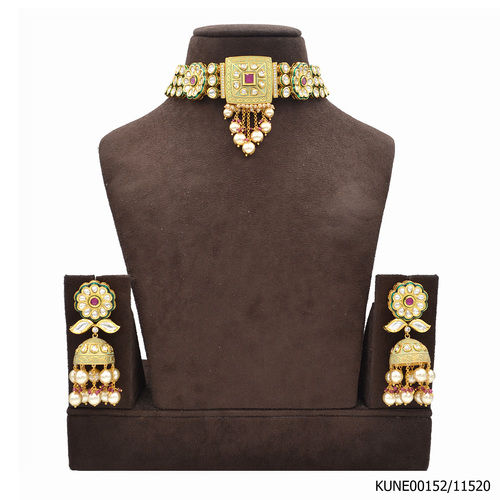 Kundan Choker Necklace Set