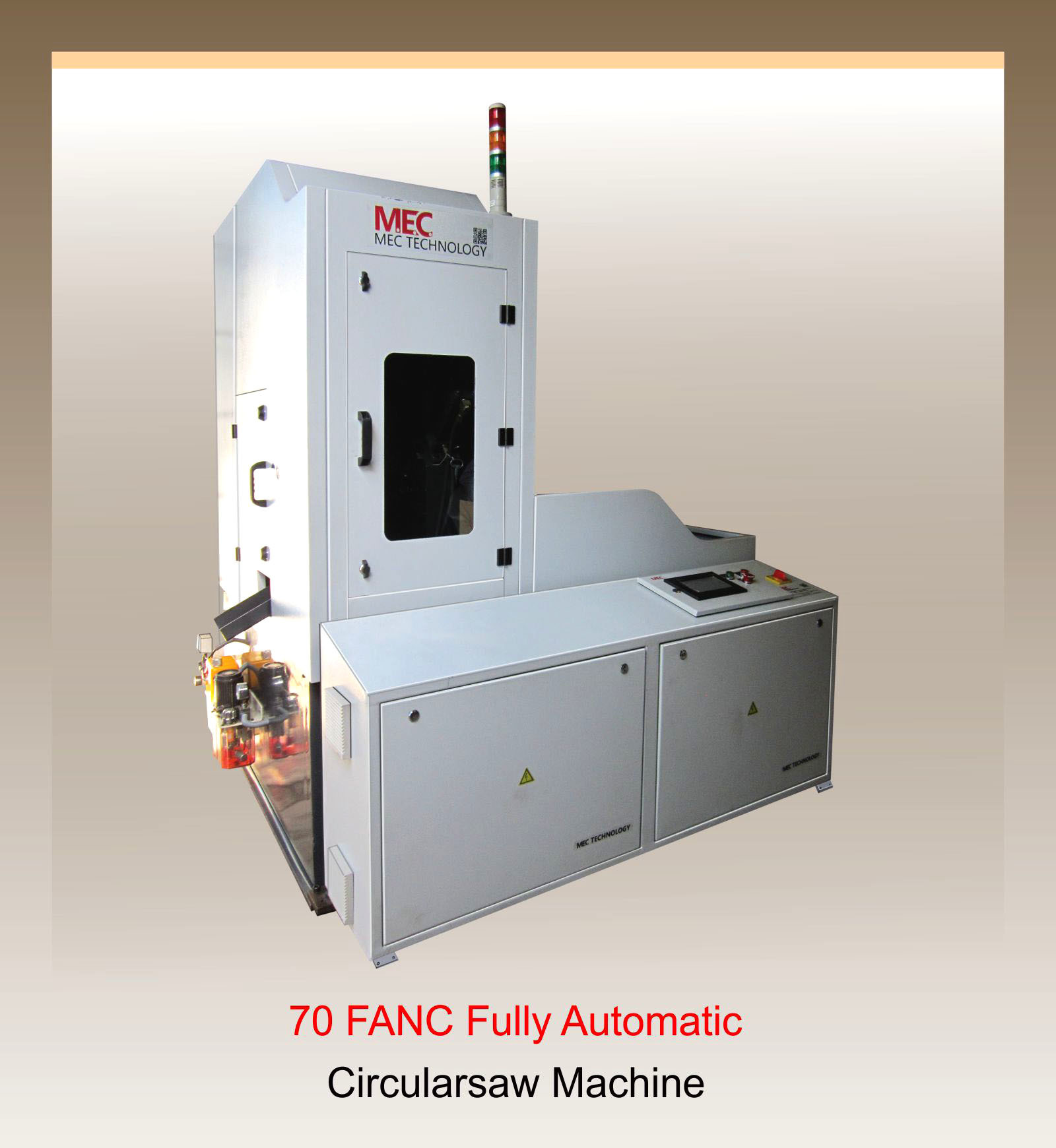 Circular Saw Machine - 70 Mm Blade Size, 3200 Kg Weight | Fully Automatic Cutting, Plc Control, Inbuilt Mist Cooling, Automatic Chip Conveyor