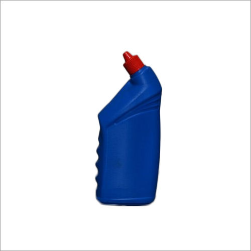 Blue Hdpe Plastic Toilet Cleaner Bottle