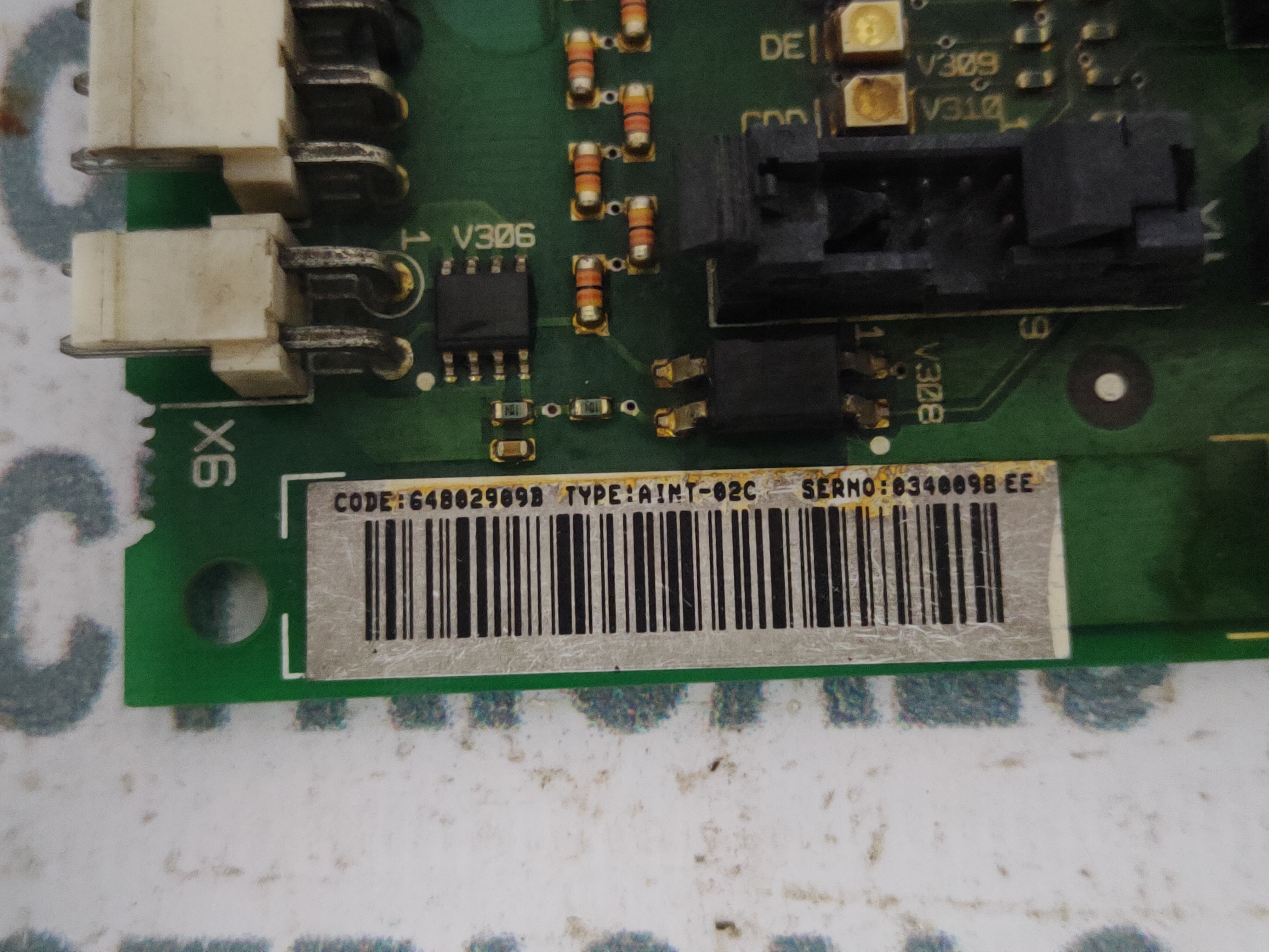 Abb Aint-82c 64802909b Interface Board