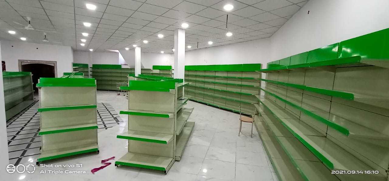 Premium Wall Gondola Rack - Steel Frame Design, Adjustable Shelves For Versatile Product Display